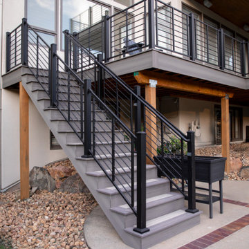 Elegant Multi-Level Patio Deck and Patio Cover in Niwot