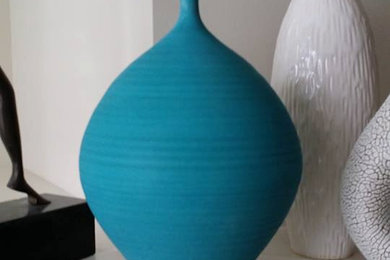 Beautifully Handcrafted Turquoise Vessel