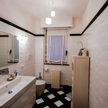 Bagno bianco e nero CM