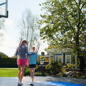 Backyard Tennis Court