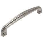 Cosmas - Cosmas 9231SN Satin Nickel Rope Cabinet Pull - 5" (128mm) Hole Centers
