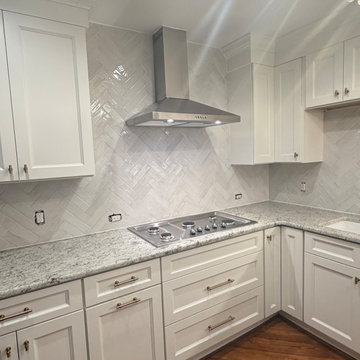 Herringbone Kitchen Backsplash