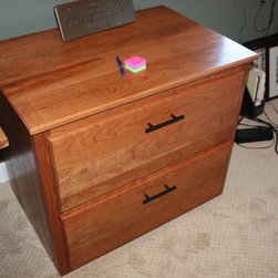 File Cabinet- Cherry - Filing Cabinets
