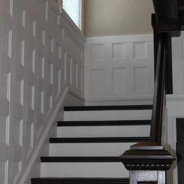 Historical staircase and entry project, North Park, Indianapolis