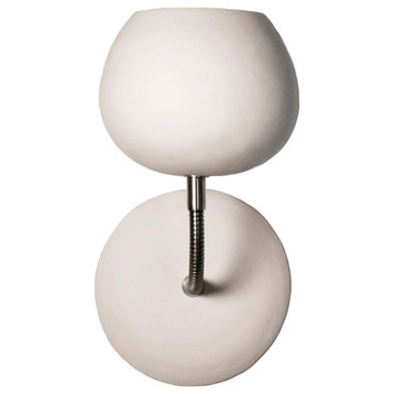 Claylight Sconce Solid, Led Bulb