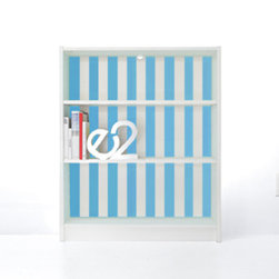 PANYL Azure Thin Stripes for IKEA BILLY - Home Decor