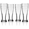 School of Fish Beer Pilsner Glass 16 Ounce, Set of 4 Glasses
