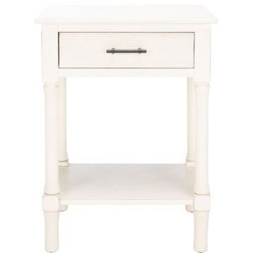 Ryder Accent Table - Distressed, White