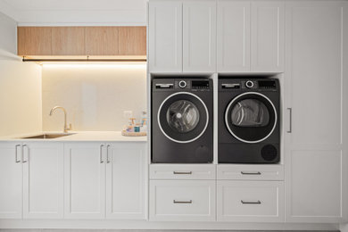 Inspiration for a scandinavian laundry room in Sydney.