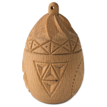 Novica Handmade Star Amulet Decorative Wood Home Accent