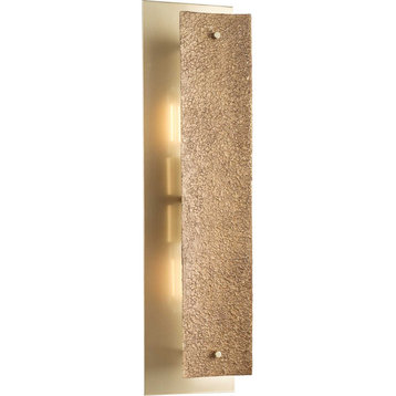 Lusail Two Light Wall Bracket in Soft Gold