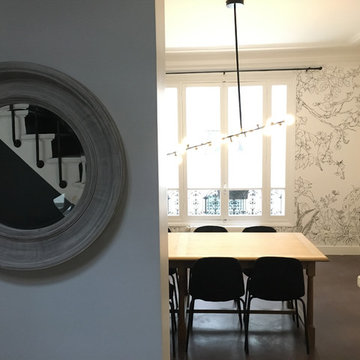 Fresque salle à manger familiale