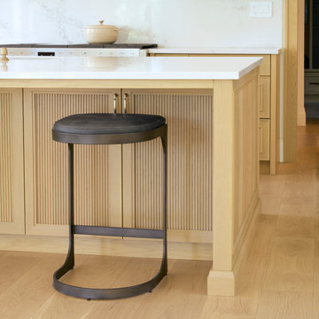 Tyson Black Leather With Metal Frame Counter Stool