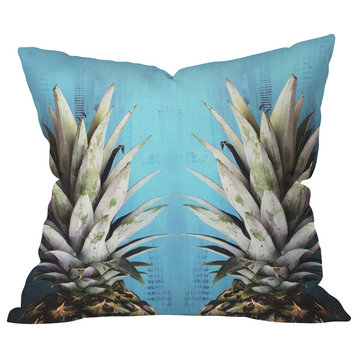 Chelsea Victoria How About Them Pineapples Outdoor Throw Pillow, Large