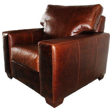 "Tucson" Straightback Loose Cushion Club Chair