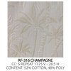 Panama Jack Seaside Barstool With Cushion, Champagne