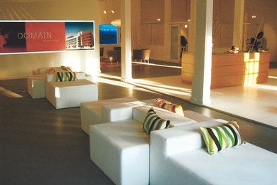 Inspiration for a contemporary living room remodel in Miami