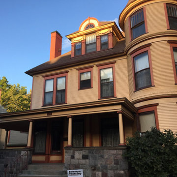Lead Safe Practices On Queen of Grand Rapids Heritage Hills Victorian Exterior