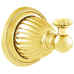 Mestre - Artica Towel Hook, Robe Hook, Luxury Bath Hooks, Polished 24k Gold Plated - Exquisite bathrobe hook made of high quality brass, satin nickel finish. Suitable for a better bathroom organization and give a luxury functional details to your bathroom project. Could be use as towel hook also.