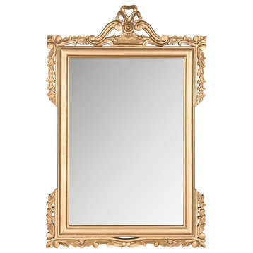 Safavieh Pedimint Mirror, Gold