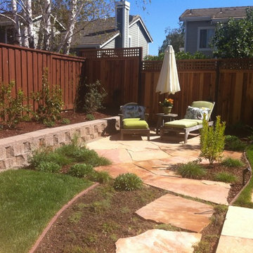 Private garden from Lawn Reduction