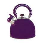 Le Chef Stainless Steel Whistling Tea Kettle 3-Quart, Purple
