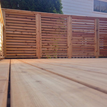 Oakville, Ontario Cedar Deck