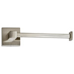 DGB Enterprises - Italia Capri Toilet Paper Holder, Brushed Nickel - Enhance the look of your bathroom with the help of the Italia Collection. Known for our exceptional quality, affordable prices, and easy disc mounting installation, we've taken the guesswork out of choosing the right bathroom accessory. The Capri Series paper holder offers a contemporary square back plate and is finished in a beautiful brushed nickel, adding the perfect touch to any bathroom.