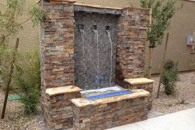 Custom water features and fountains