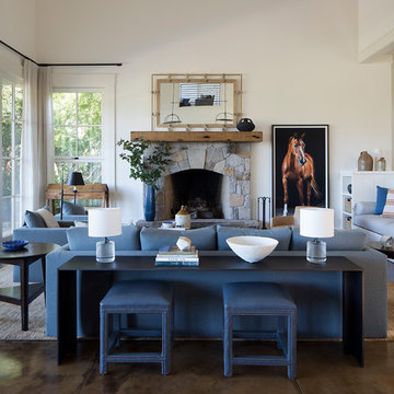 Transitional Living Room