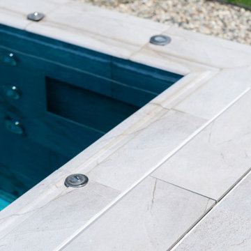 Firuze Mix & Beige Stone Porcelain Tiles - Urla,Izmir Villa