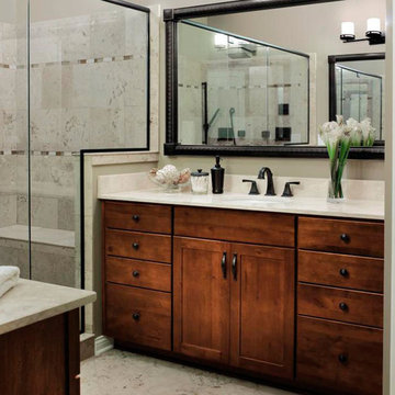 Aristokraft Cabinetry: Rustic Bathroom Vanity