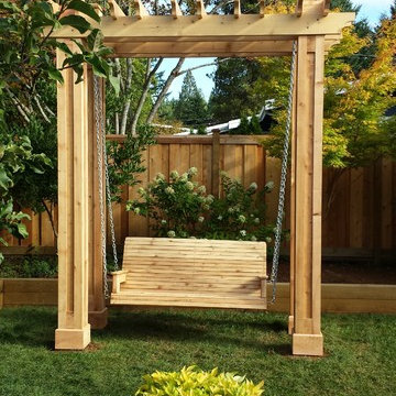Pergola Swing Bench