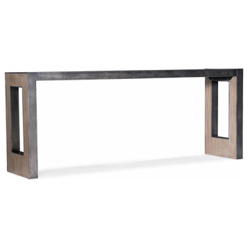 Hooker Furniture 638-85453 Joni 76"W Minimalist Urban Industrial - Light Wood