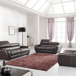 Modern 2750 Brown Living Room Sofa Set - $4450.50 - Living Room Furniture Sets