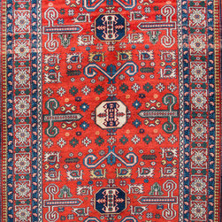 Antique Persian Ardebil rug 4'2 X 6'3 - Area Rugs