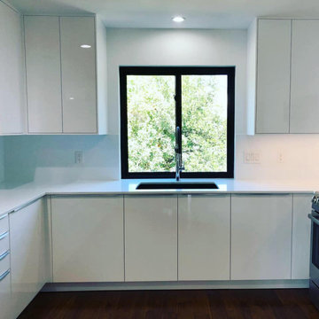 Austin, TX - Super White Vicostone Quartz - Kitchen