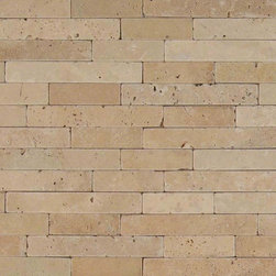 Chiaro Travertine Tumbled Veneer - Mosaic Tile