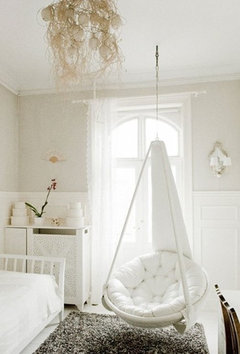 Swing Chair From The Ceiling Houzz Uk, How To Fix A Hanging Chair The Ceiling