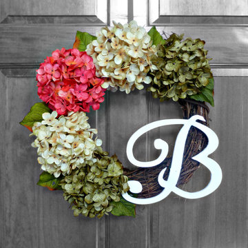 Spring Summer Wreaths for Front Door Decorating