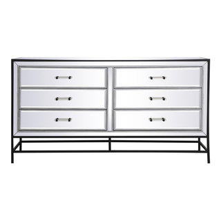 Rossie Bedroom Dresser in Black by Glory Furniture