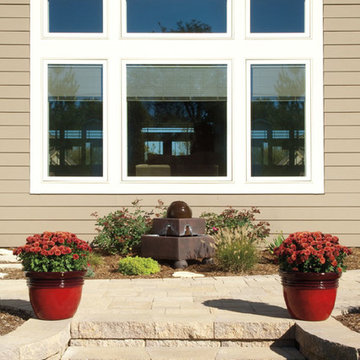 Pella® Designer Series® windows save you time w/between-the-glass blinds & shade