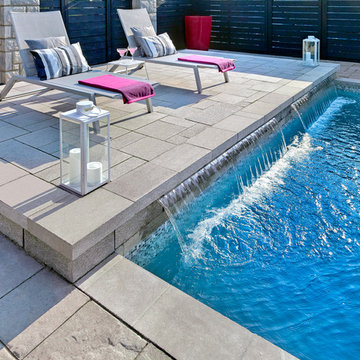 Contemporary Style Poolside