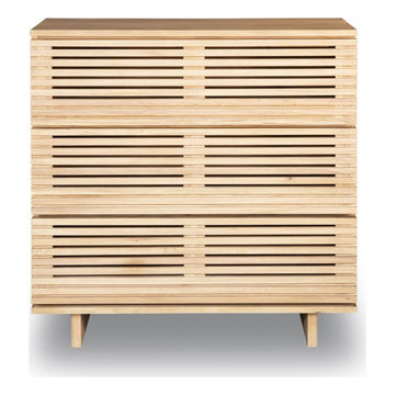 Linear 3 Drawer Chest - Oak