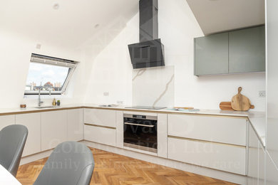This is an example of a kitchen in London.