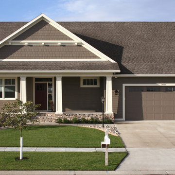 Cottage-Style Rambler--Front View