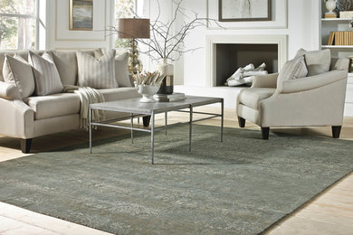 Living room - transitional living room idea in St Louis