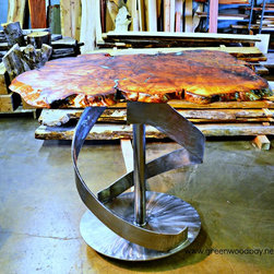 Live Edge Pub Table - Table Tops And Bases