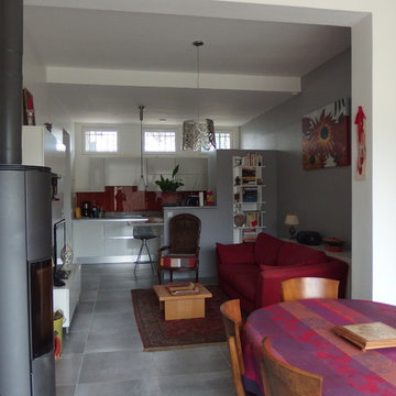 Surélévation et rénovation d'une maison individuelle