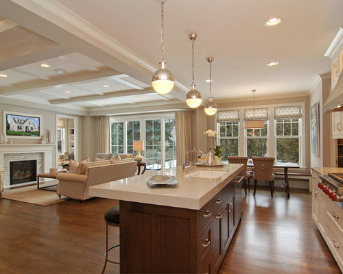 Kitchen And Family Room Layouts Design Ideas & Remodel Pictures ... SaveEmail